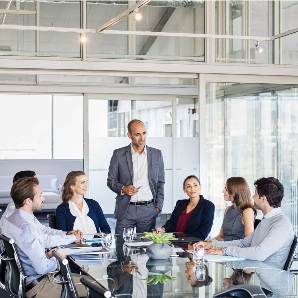 purchasing teams collaboration office setting